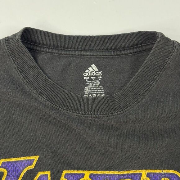 Adidas Kobe Bryant Los Angeles Lakers #24 NBA T-Shirt Black Mens Size M - Picture 5 of 7